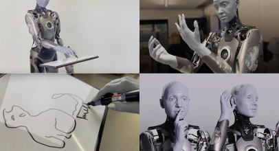 Engineered Arts has taught the robot Ameca to draw by hand as requested