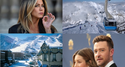 Famous ski resorts where American celebrities have a rest